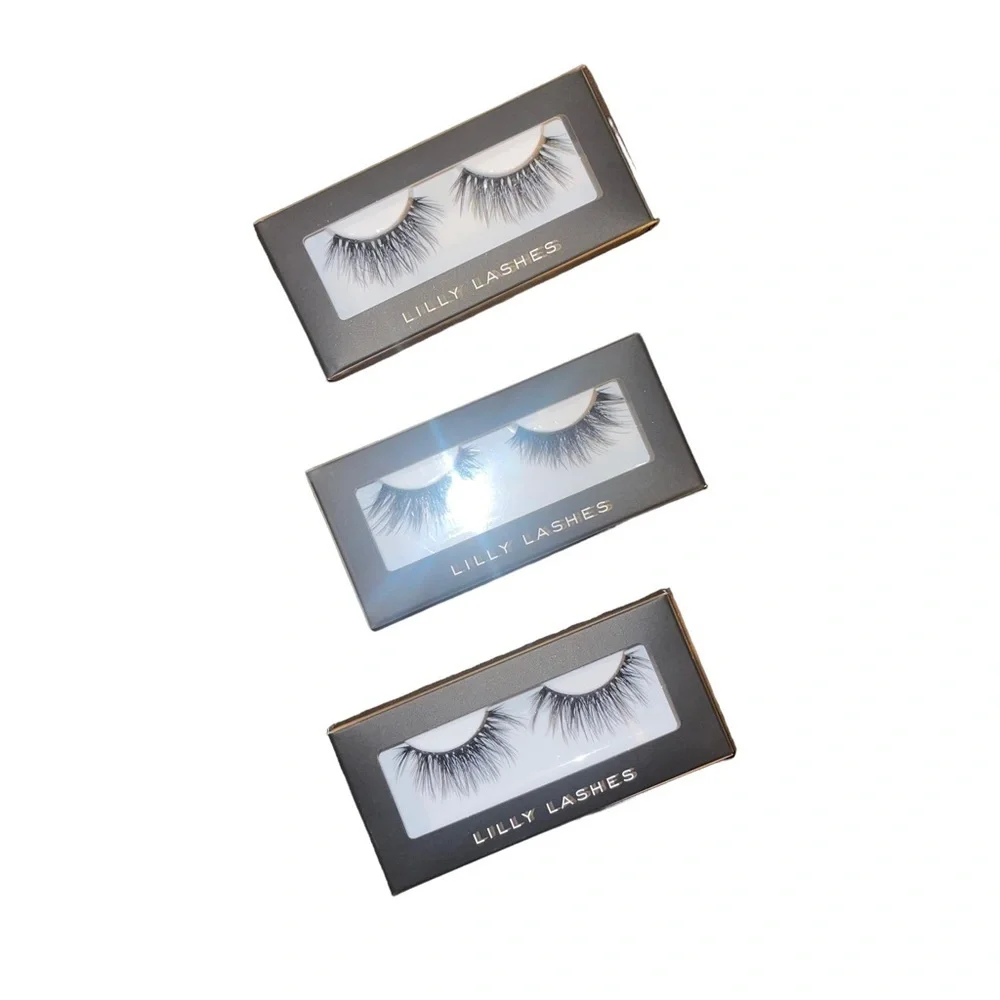 BUNDLE LILLY LASHES Premium Synthetic Faux Mink Lash (3 Pairs) NWT